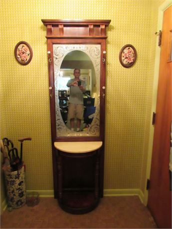 Vintage Halltree Mirror Stand