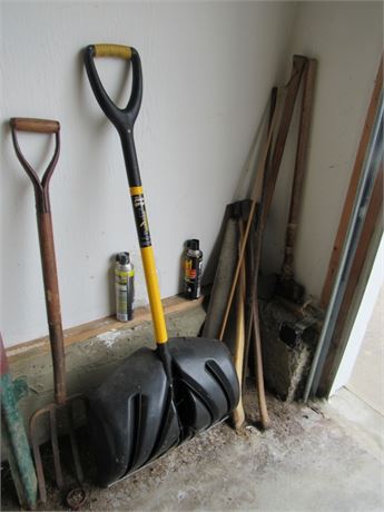Tool Lot in Garage Corner