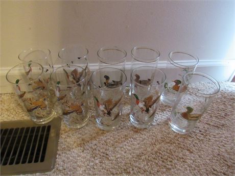 Nice Lot of Various Duck Glasses