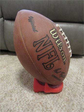 Wilson Official NFL Football Glue to Kicking Tee