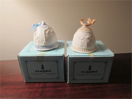 Two Lladro Christmas Bells w/ boxes