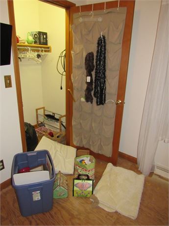 Bedroom Closet Clean Out Lot. TV on Wall NOT included