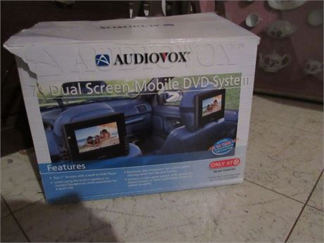 Audiovox 7" Dual Screen DVD System