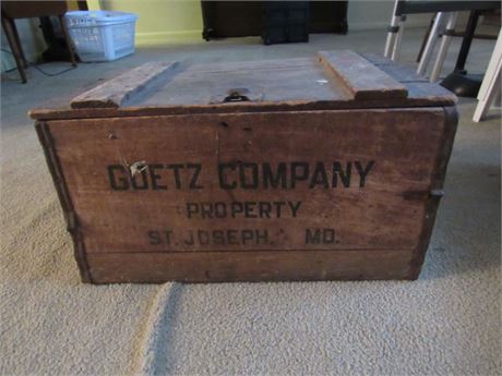 Old Wood Box Goetz Beer Company St Joseph MD