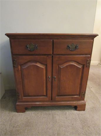 Ethan Allen Small Wood Cabinet, Vintage
