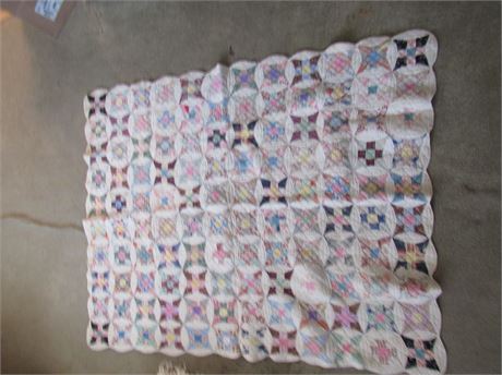 Vintage Quilt: Small Stars Patchwork Pattern