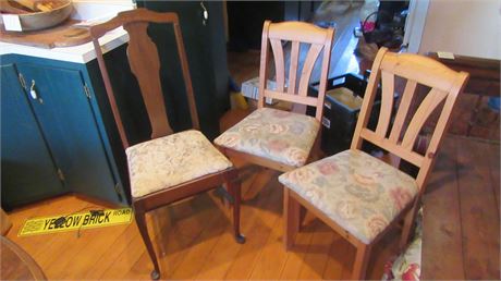 3 Vintage Chairs