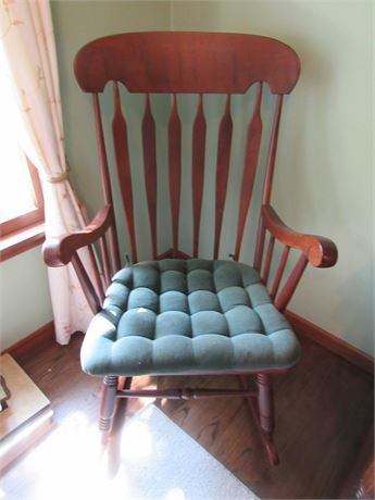 Vintage Rocking Chair w/ Cushion