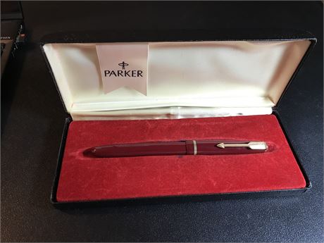 Vintage Parker Slim Fold Fountain Pen with 14K NIB