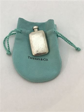 Tiffany & Co. Sterling Silver Perfume Bottle with Bag