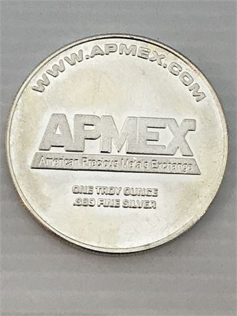 APMEX - American Precious Metals Exchange 1 troy ounce silver bullion coin